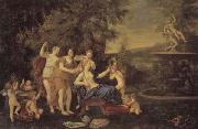 Albani Francesco The Toilett of Venus oil painting